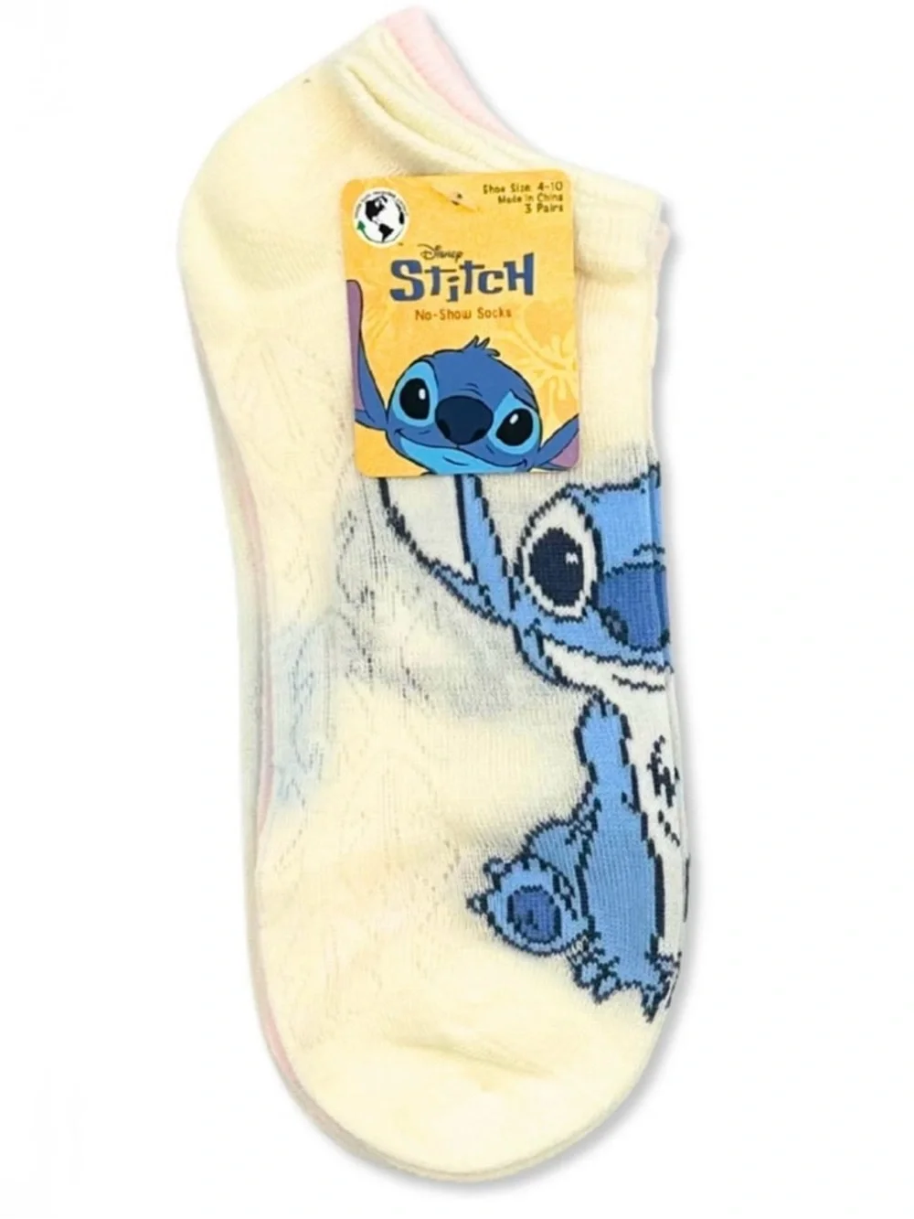 Disney Stitch Women’s Scoop Liner & No Show Socks, 3 Pack Each